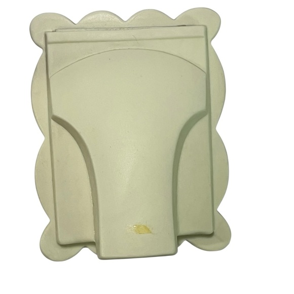 Vintage 1991 Brenda Koppel Ceramic Frame & Trinket Box Set Purple Flowers Decor - Picture 6 of 8